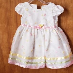 Cute as a button toddler spring dress